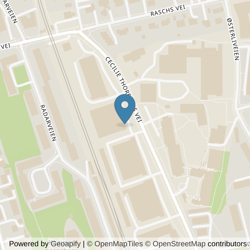 Map: location of SATS Karlsrud in Oslo