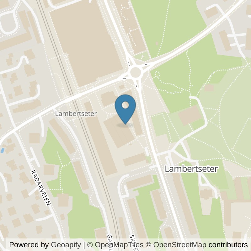 Map: location of SATS Lambertseter in Oslo