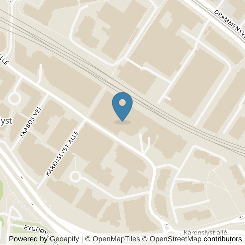Map: location of SATS Sjølyst in Oslo