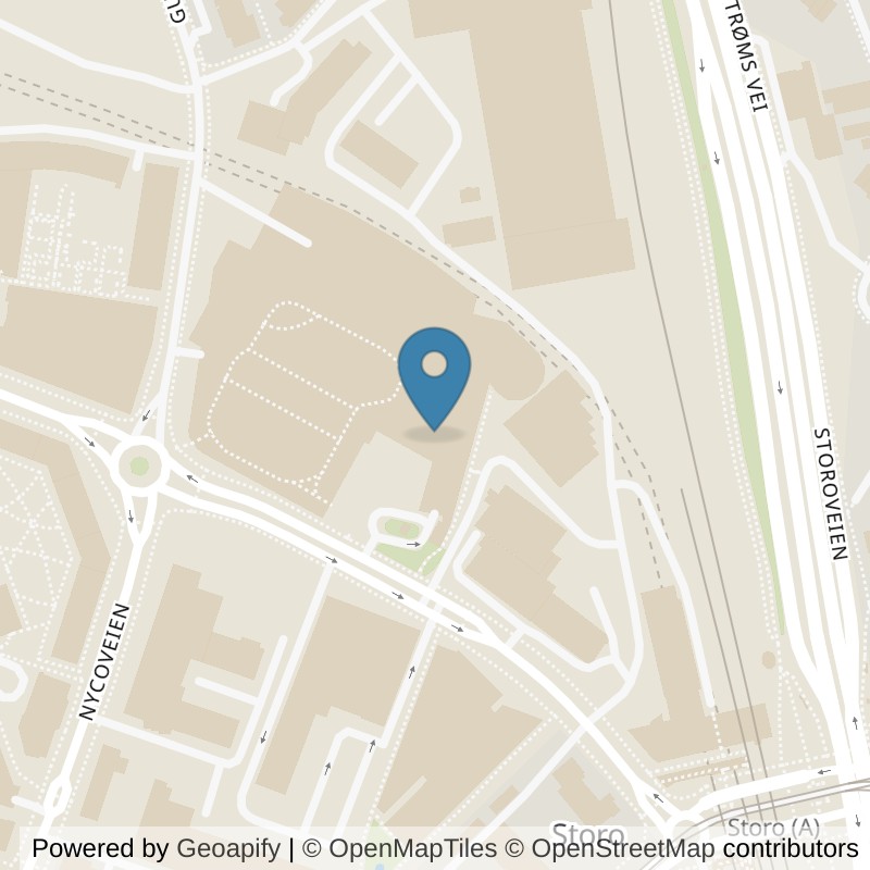 Map: location of SATS Storo in Oslo