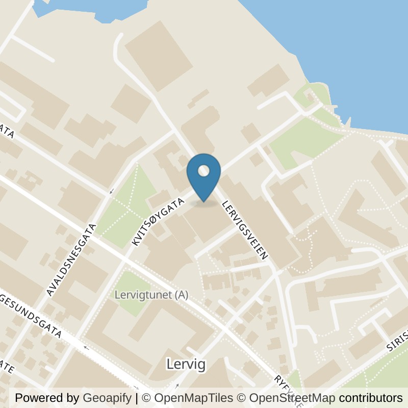 Map: location of SATS Storhaug in Stavanger