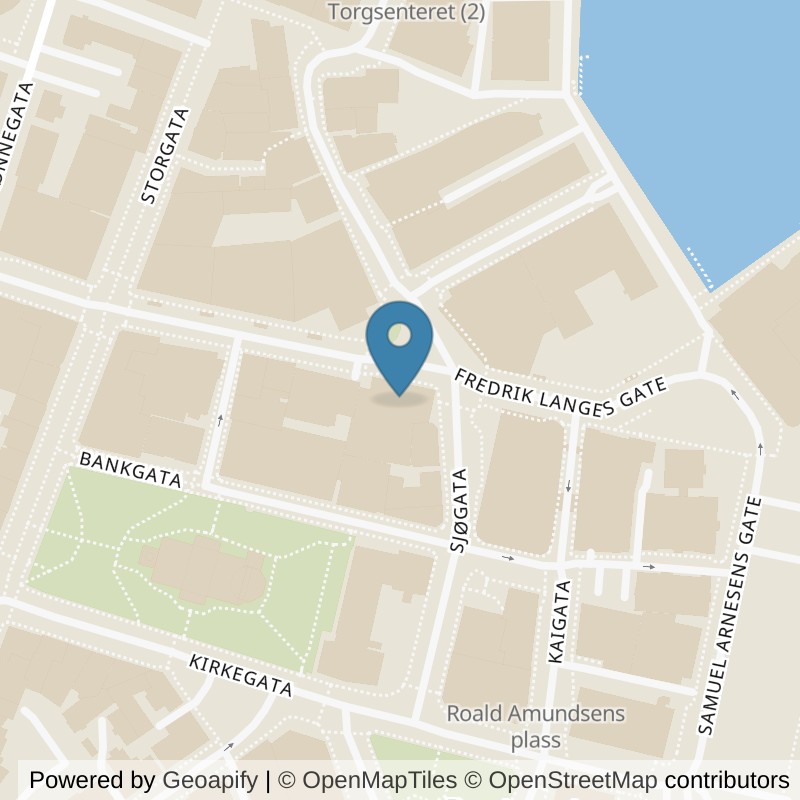 Map: location of SATS Tromsø in Tromsø