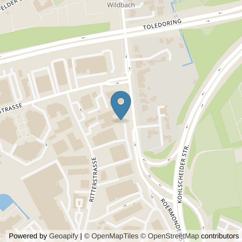 Map: location of Selection Fitness AC Roermonder Straße in Aachen