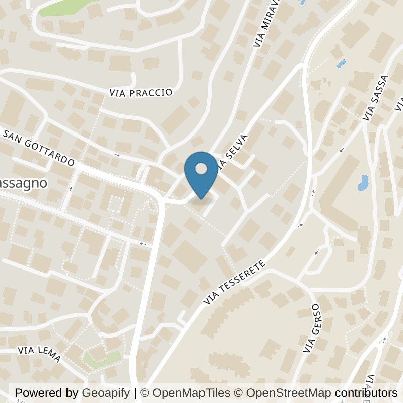 Map: location of SevenBlocks in Massagno