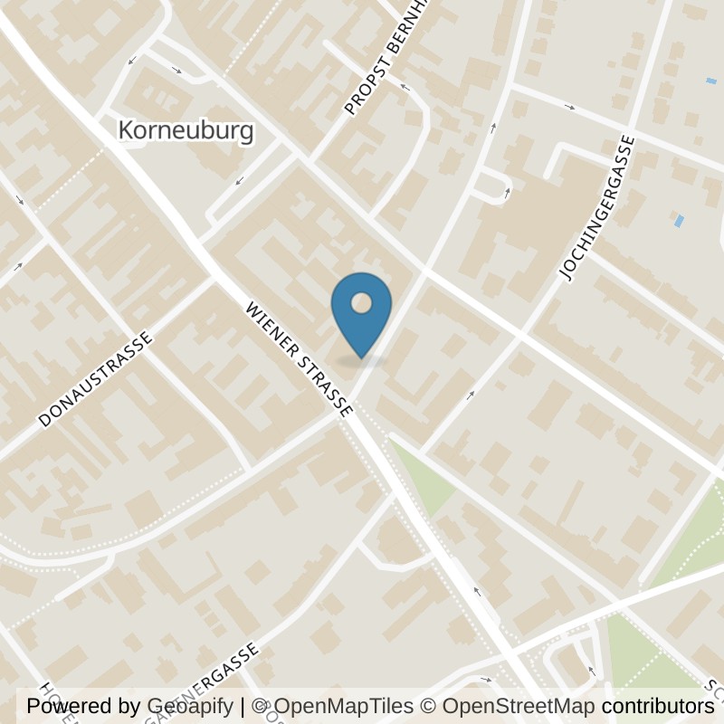 Map: location of Shape Line in Korneuburg