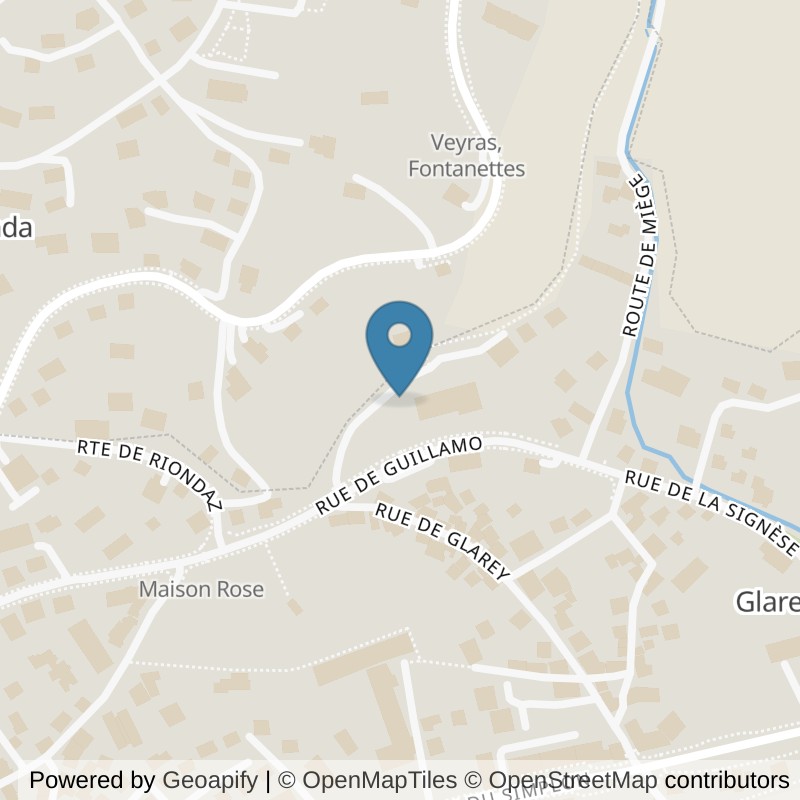 Map: location of Sierre Gym in Sierre
