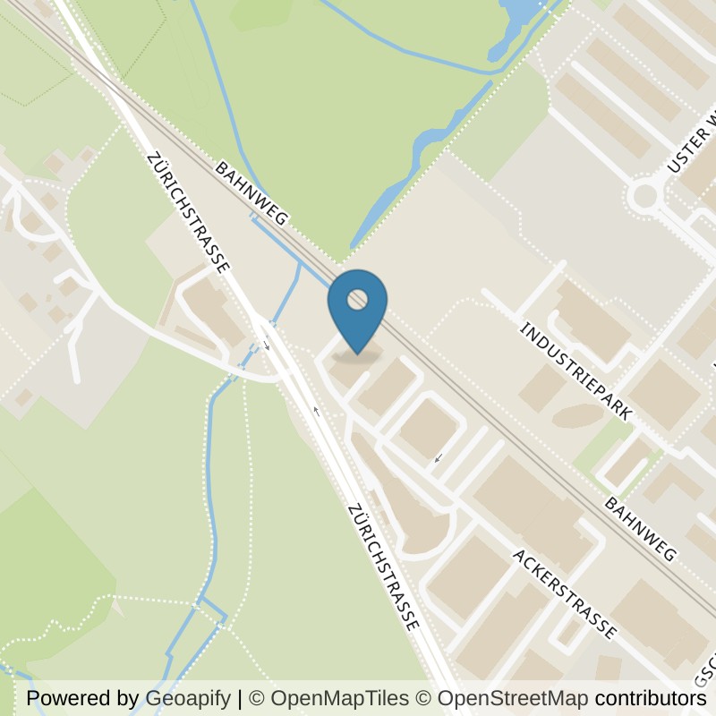 Map: location of SKEMA Body Gym Uster in Uster