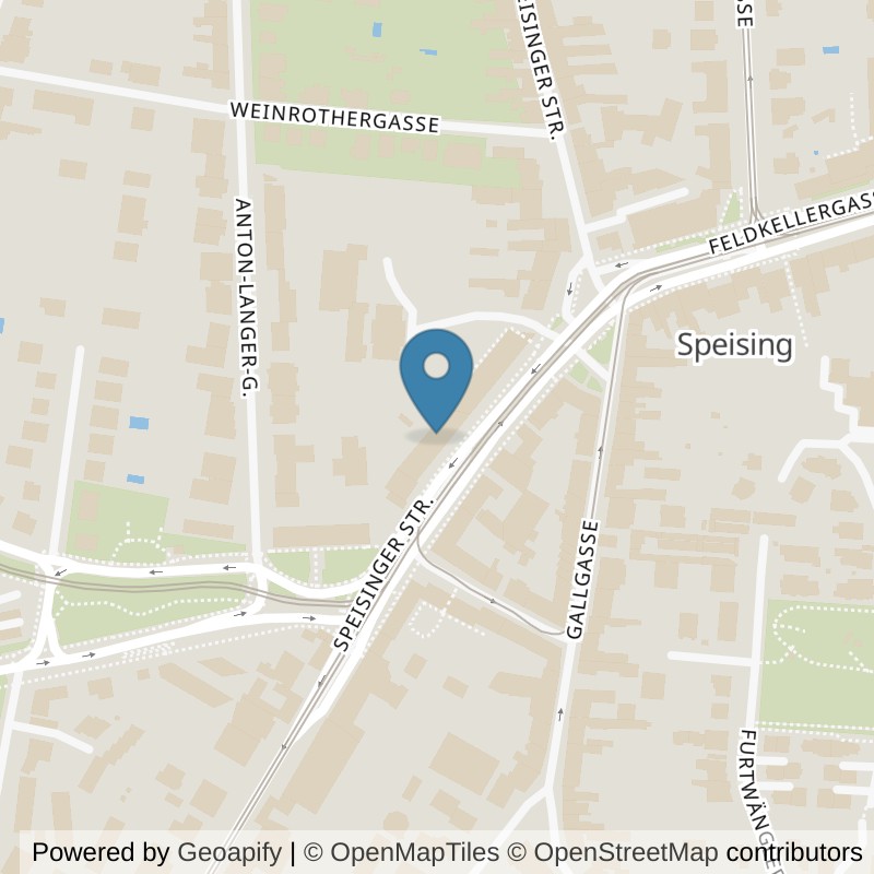 Map: location of smileON in Wien