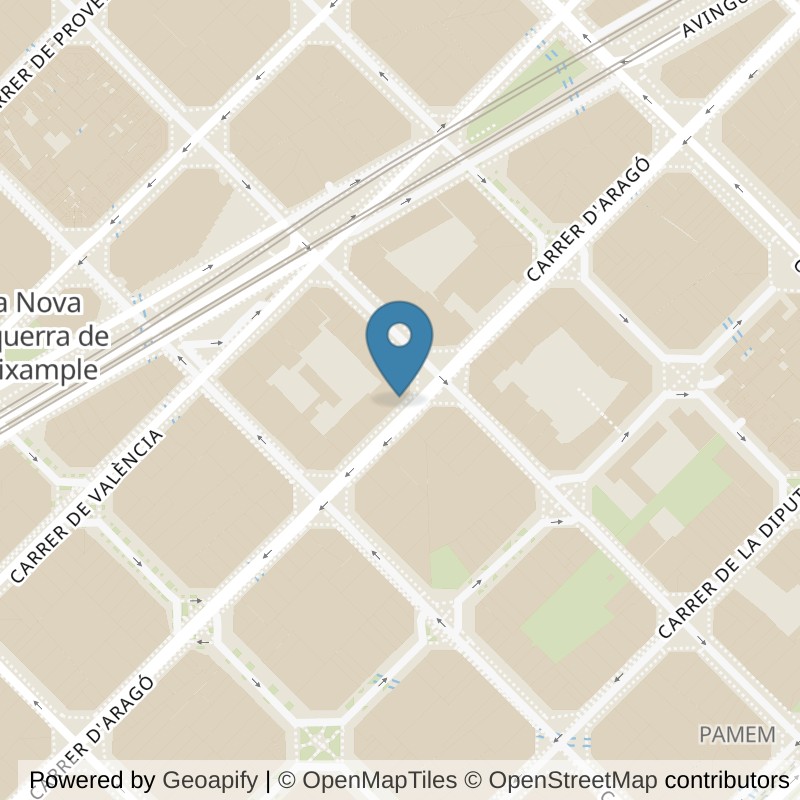 Map: location of Snap Fitness Arago in Barcelona