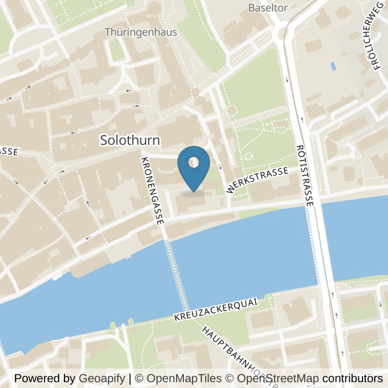 Map: location of SOL-ID Athletes World in Solothurn
