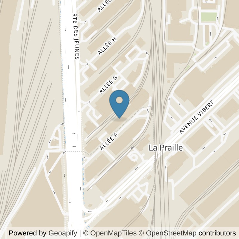 Map: location of Sparte Zone in Carouge