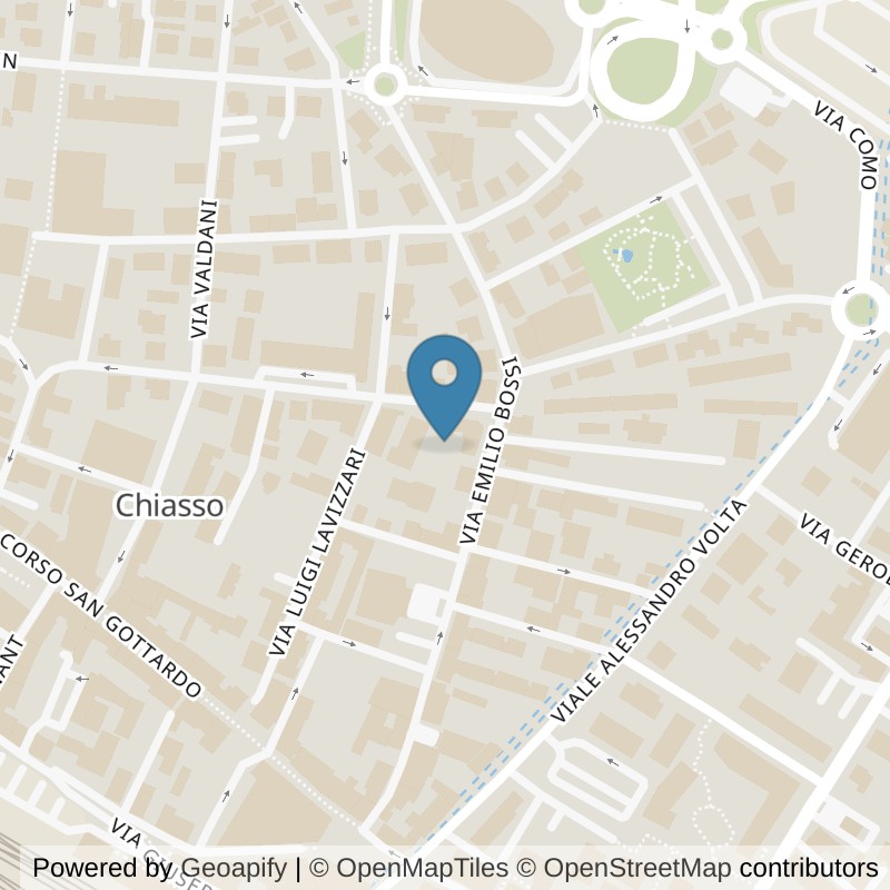 Map: location of Spazio 360° in Chiasso