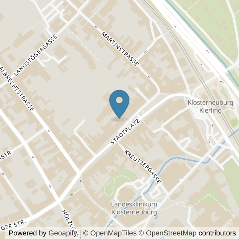 Map: location of Speedfit Klosterneuburg in Klosterneuburg