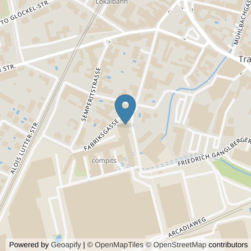 Map: location of Speedfit Traiskirchen in Traiskirchen