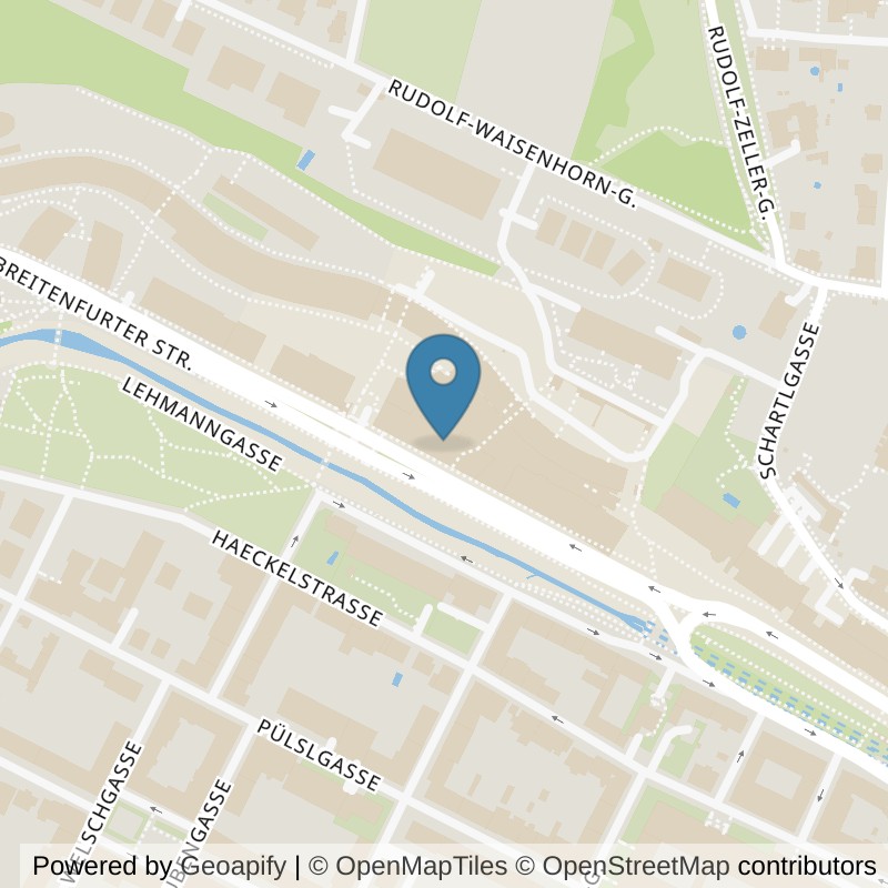 Map: location of Speedfit Wien Riverside in Wien