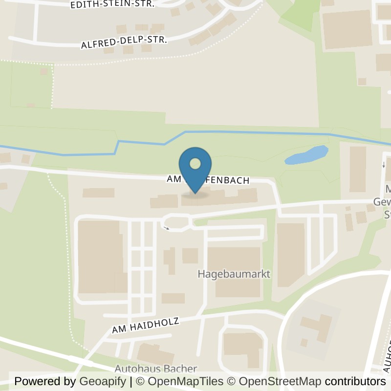 Map: location of speedfitness Mainburg in Mainburg