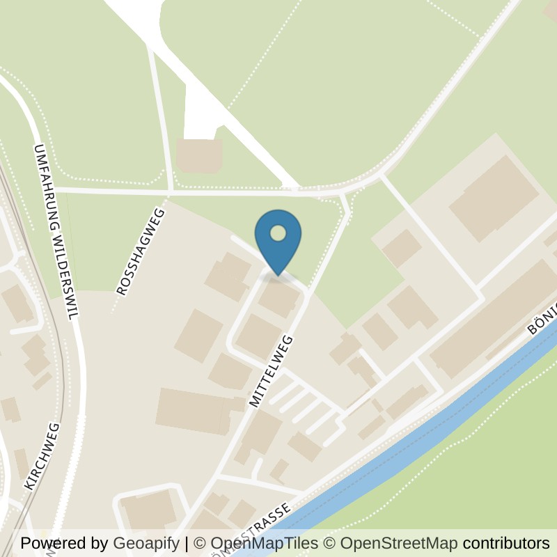 Map: location of spirit4sports ag «s4» in Wilderswil
