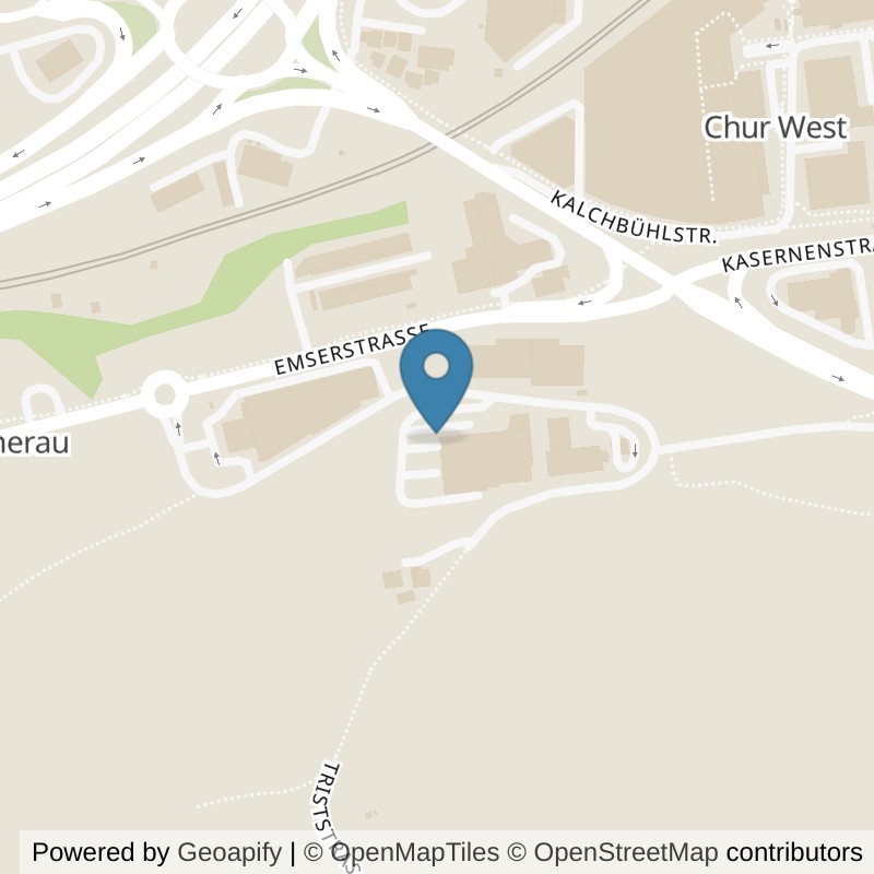 Map: location of Sportcenter La Linea in Chur