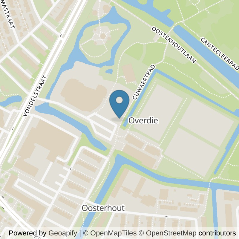 Map: location of SportCity Alkmaar in Alkmaar