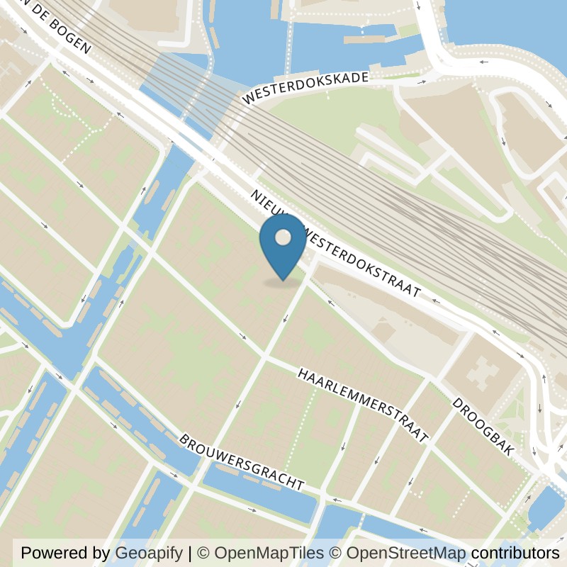 Map: location of SportCity Amsterdam Haarlemmer Houttuinen in Amsterdam