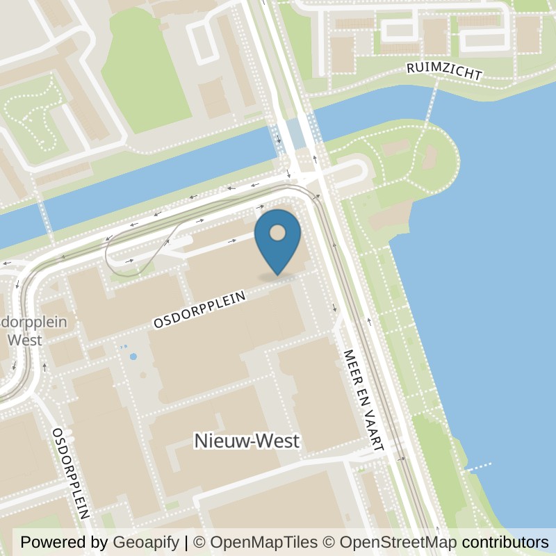 Map: location of SportCity Amsterdam Osdorp in Amsterdam