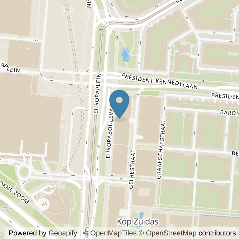 Map: location of SportCity Amsterdam RAI in Amsterdam