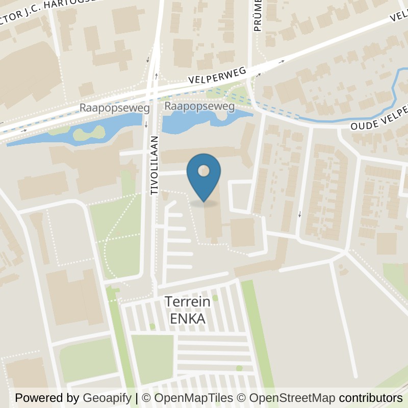 Map: location of SportCity Arnhem Tivolilaan in Arnhem