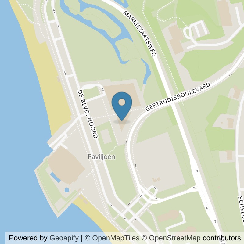 Map: location of SportCity Bergen op Zoom in Bergen op Zoom