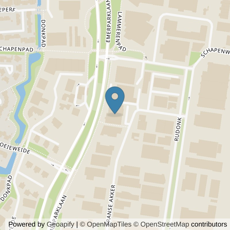 Map: location of SportCity Breda Franse Akker in Breda