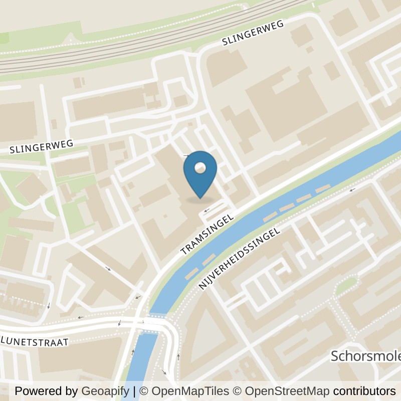 Map: location of SportCity Breda Tramsingel in Breda