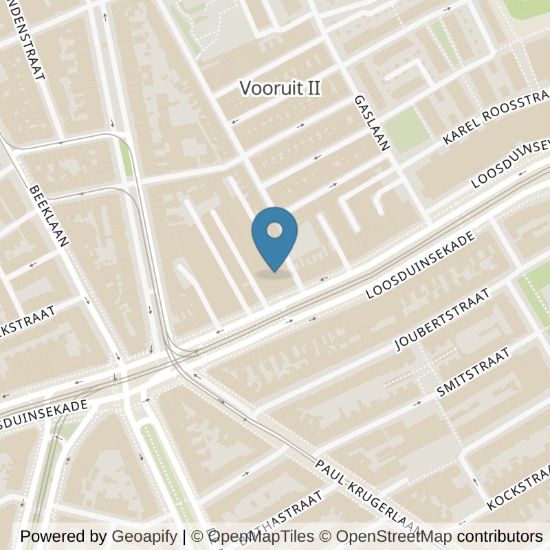 Map: location of SportCity Den Haag Loosduinseweg in Den Haag