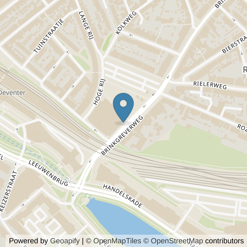 Map: location of SportCity Deventer in Deventer