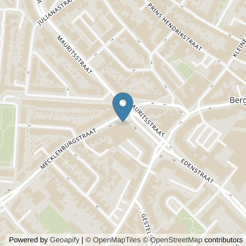 Map: location of SportCity Eindhoven Mecklenburgstraat in Eindhoven