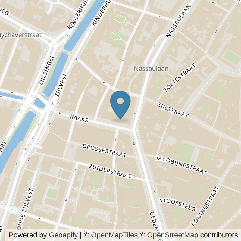 Map: location of SportCity Haarlem Raaks in Haarlem