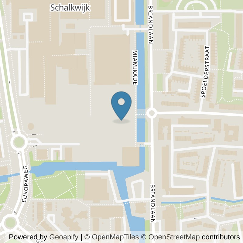 Map: location of SportCity Haarlem Schalkwijk in Haarlem