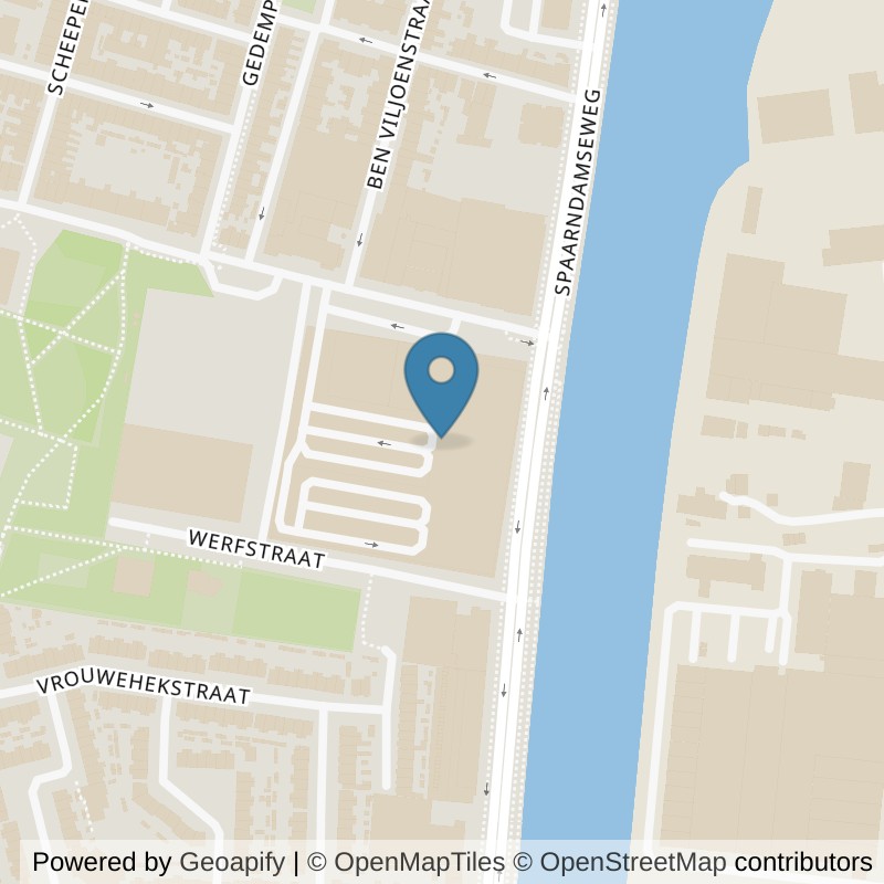 Map: location of SportCity Haarlem Spaarneboog in Haarlem