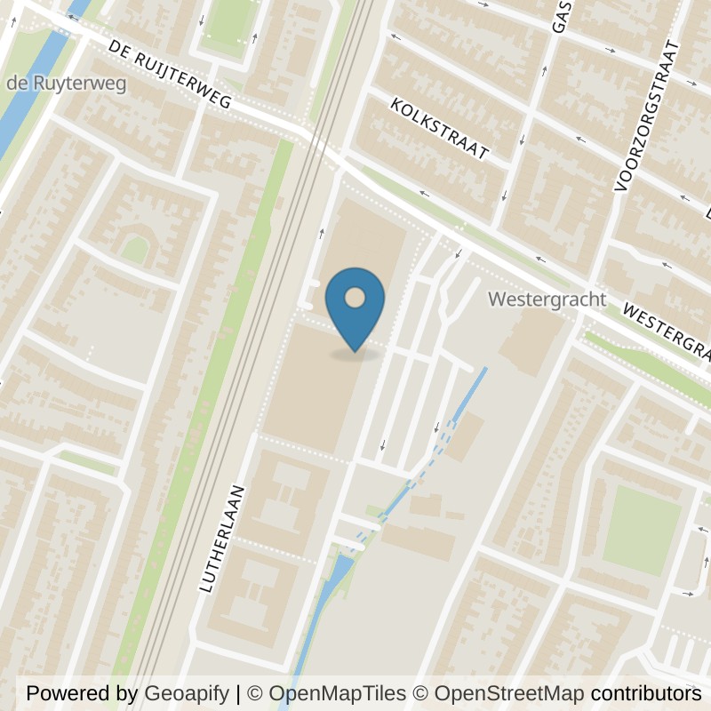 Map: location of SportCity Haarlem Westergracht in Haarlem