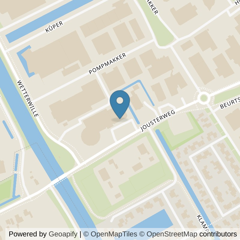 Map: location of SportCity Heerenveen in Heerenveen