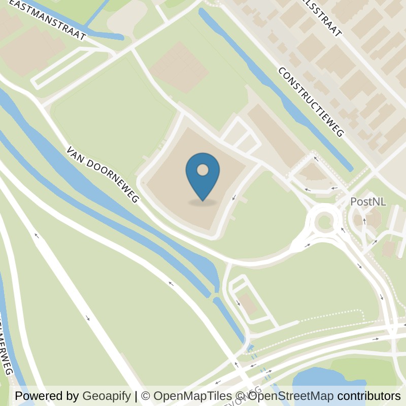 Map: location of SportCity Kampen in Kampen