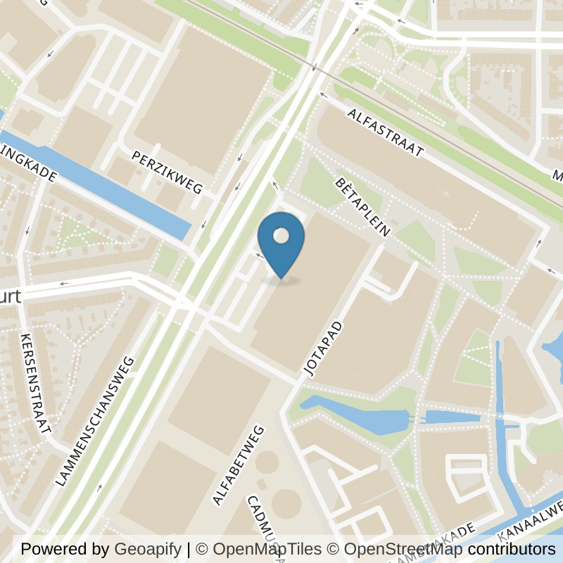 Map: location of SportCity Leiden Lammenschans in Leiden