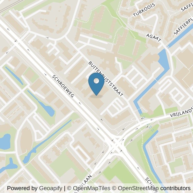 Map: location of SportCity Middelburg in Middelburg