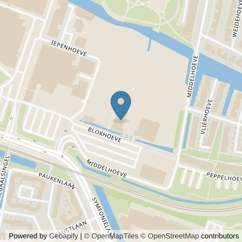 Map: location of SportCity Nieuwegein in Nieuwegein