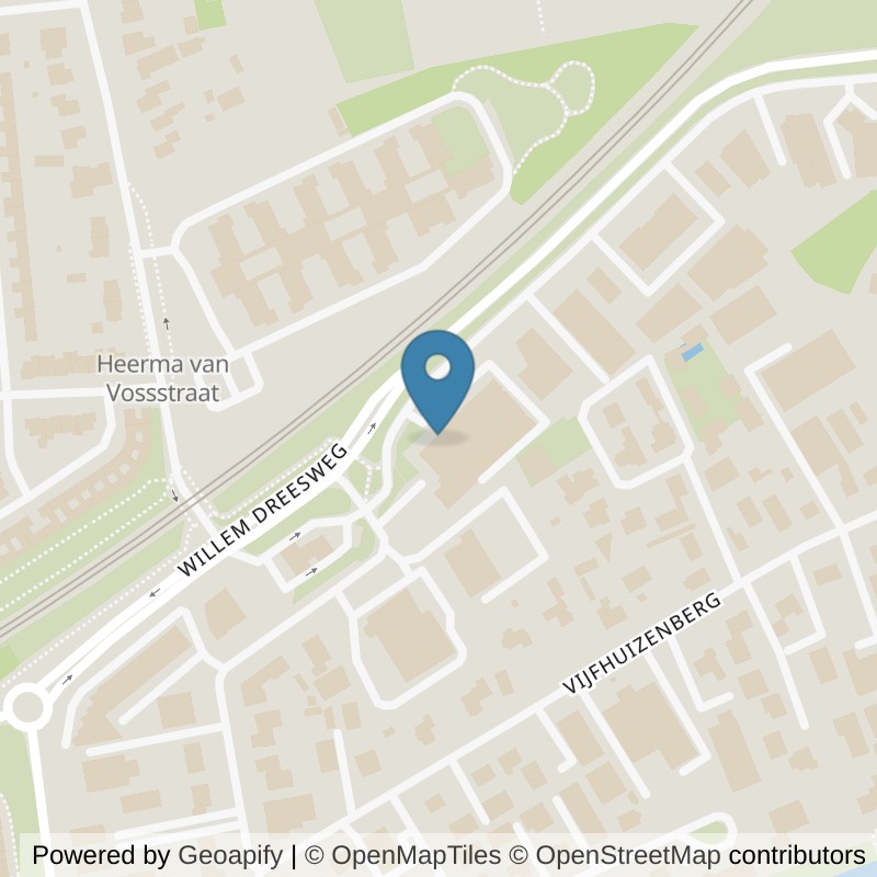 Map: location of SportCity Roosendaal in Roosendaal