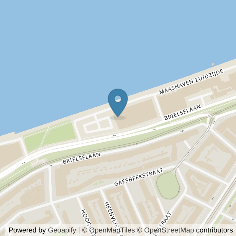 Map: location of SportCity Rotterdam Maashaven in Rotterdam