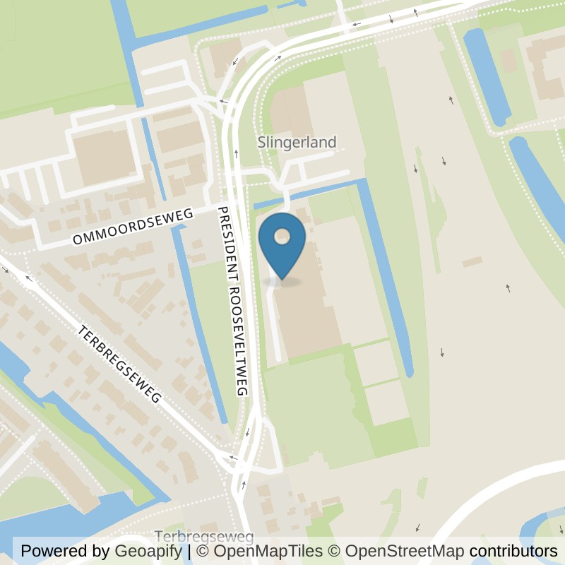 Map: location of SportCity Rotterdam Ommoord in Rotterdam