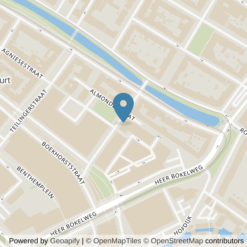 Map: location of SportCity Rotterdam Zomerhofstraat in Rotterdam