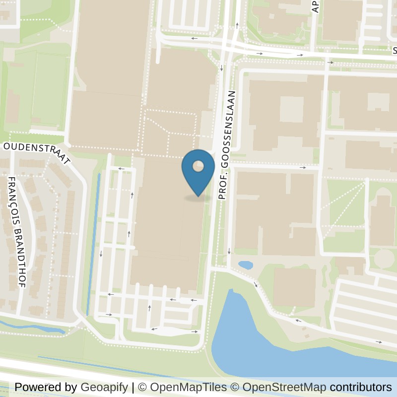Map: location of SportCity Tilburg Stappegoor in Tilburg