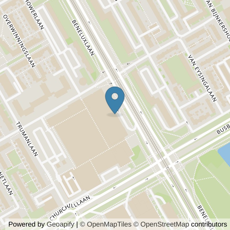 Map: location of SportCity Utrecht Kanaleneiland in Utrecht