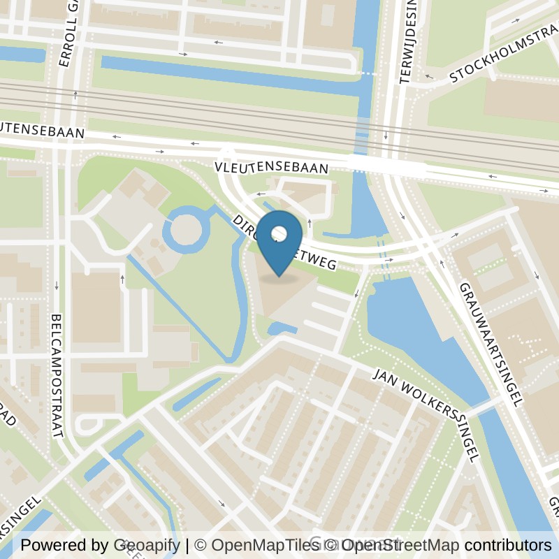 Map: location of SportCity Utrecht Leidsche Rijn Centrum in Utrecht