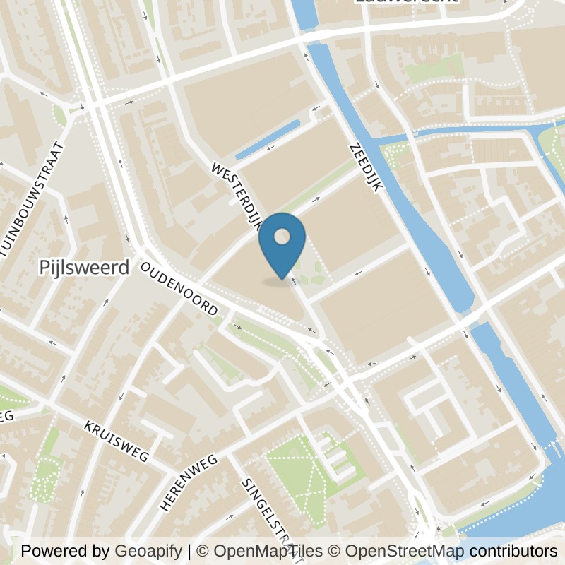 Map: location of SportCity Utrecht Westerdijk in Utrecht